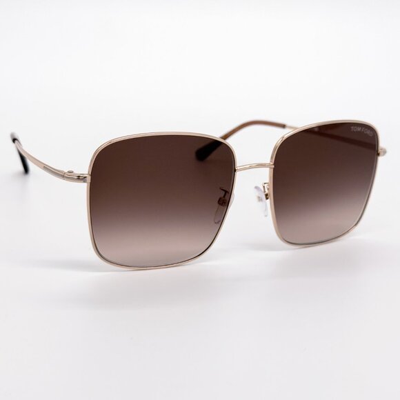 NEW TOM FORD TF894/K 28F SQUARE WOMEN SUNGLASSES FT0894/S 28F - Picture 9 of 12